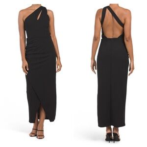 Rachel Rachel Roy One Shoulder Women Size Medium Black Dress Evening Wedding NEW